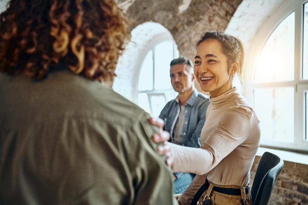 group therapy during drug rehab