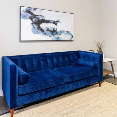 blue couch