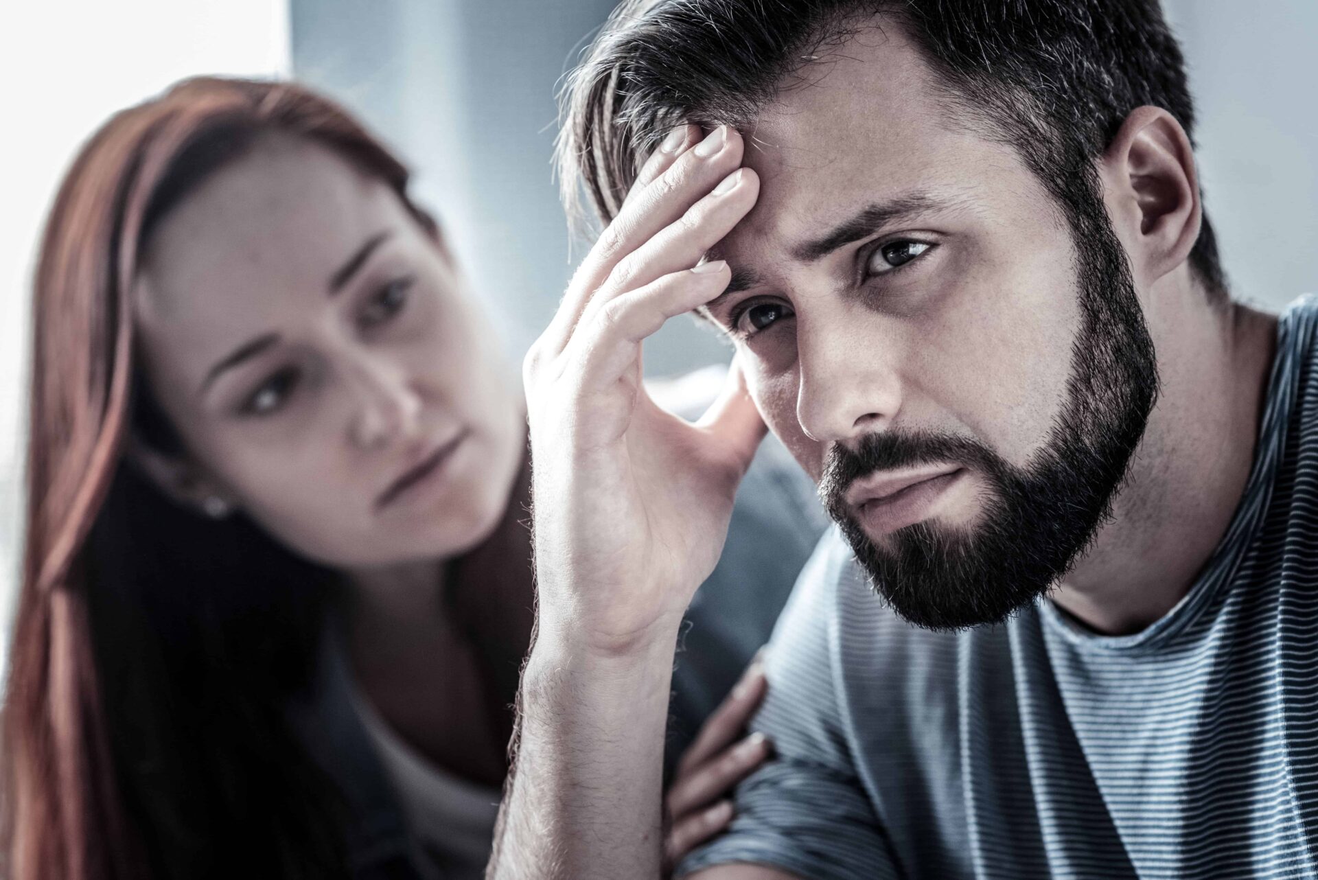 man with polysubstance abuse