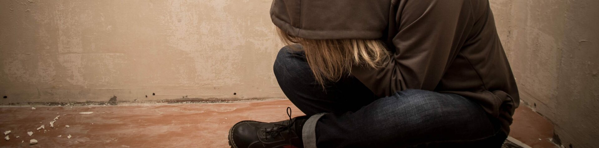 young woman with a crystal meth addiction