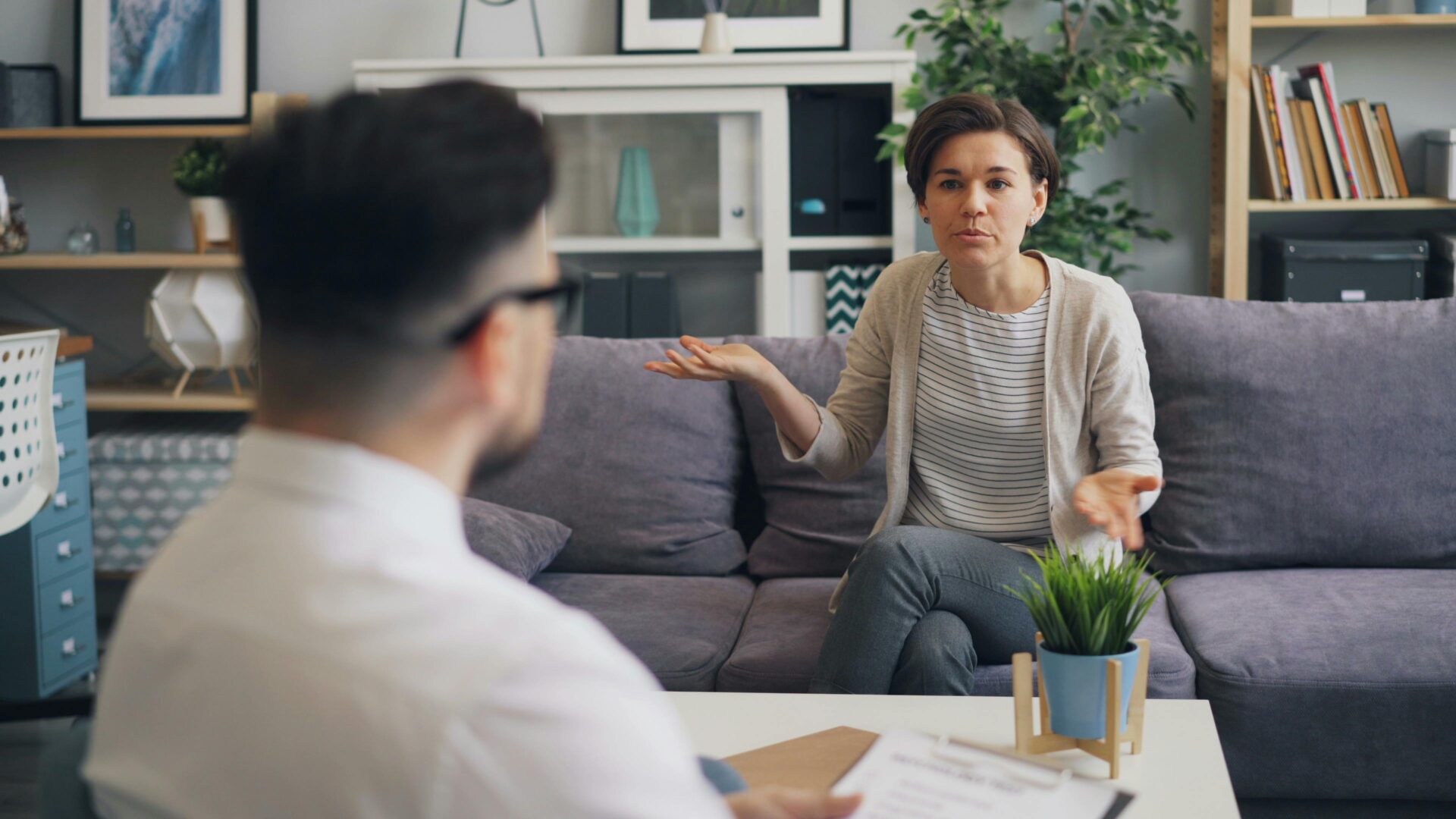 Individual counseling supporting outpatient addiction recovery